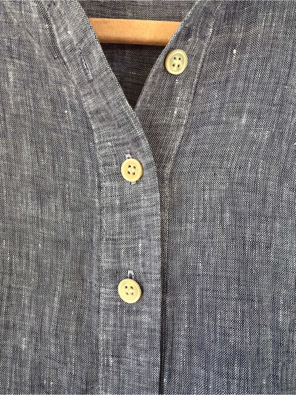 Ann Taylor Linen Button Front Dress S - Picture 6 of 8